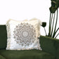 Lotus Mandala Cushion Cover - 45x45cm - bronze - Luna Panther