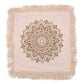 Lotus Mandala Cushion Cover - 45x45cm - bronze - Luna Panther
