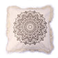 Lotus Mandala Cushion Cover - 60x60cm - bronze - Luna Panther
