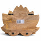 Lotus Wall Shelf White Wash - Luna Panther