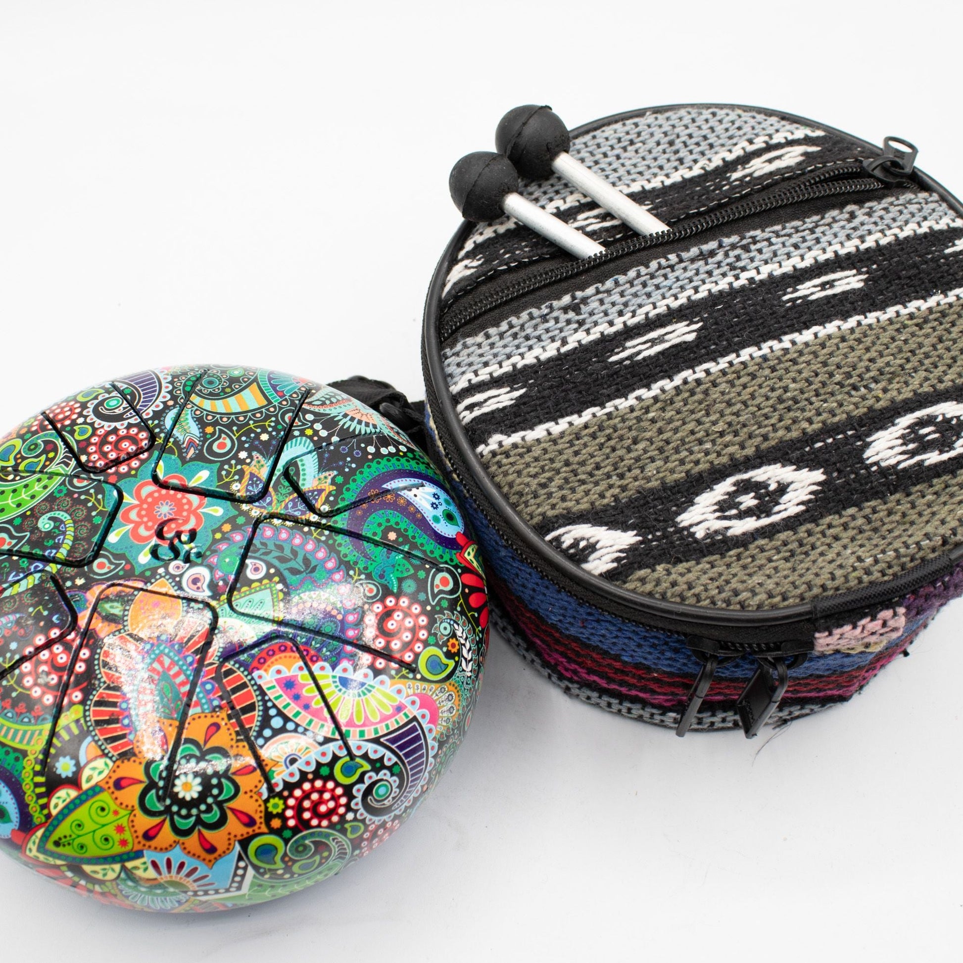 Low Medium Hapi Drum Mandala Leaf - 14x7cm - Luna Panther