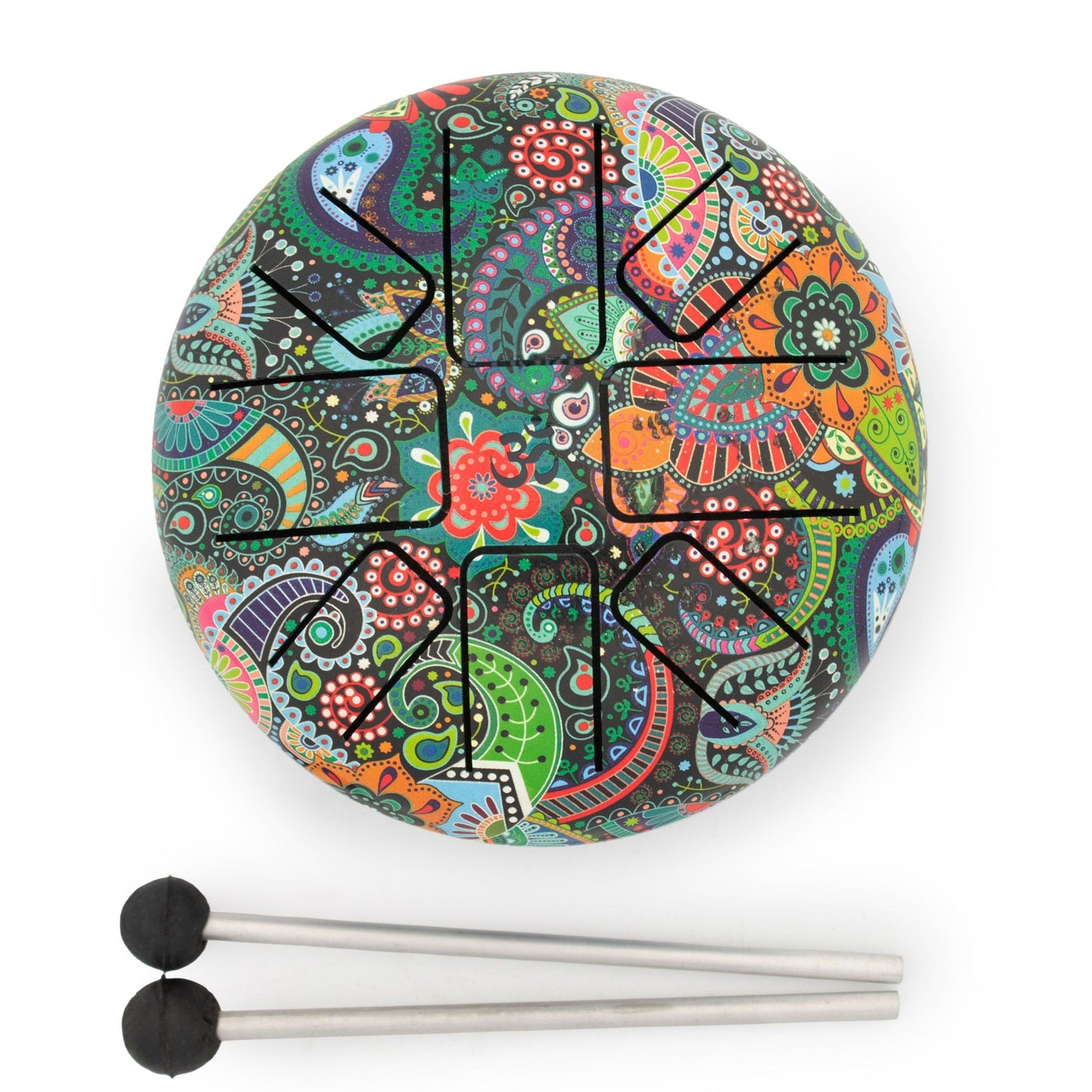 Low Medium Hapi Drum Mandala Leaf - 14x7cm - Luna Panther