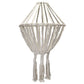Macrame Large Drop Chandelier - Natural - Luna Panther