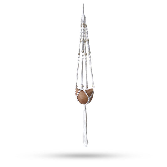 Macrame Pot Holder Beaded - Natural - 1Meter - Luna Panther