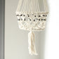 Macrame Pot Holder - Large Single Beaded - Luna Panther