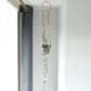 Macrame Pot Holder - Long With Rattan Hoop - Luna Panther