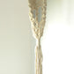 Macrame Pot Holder - Long With Rattan Hoop - Luna Panther