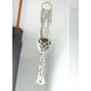 Macrame Pot Holder - Long With Rattan Hoop - Luna Panther