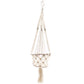 Macrame Pot Holder - Single Small Pot - Luna Panther