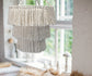 Macrame Soft Chandelier - Natural - Luna Panther