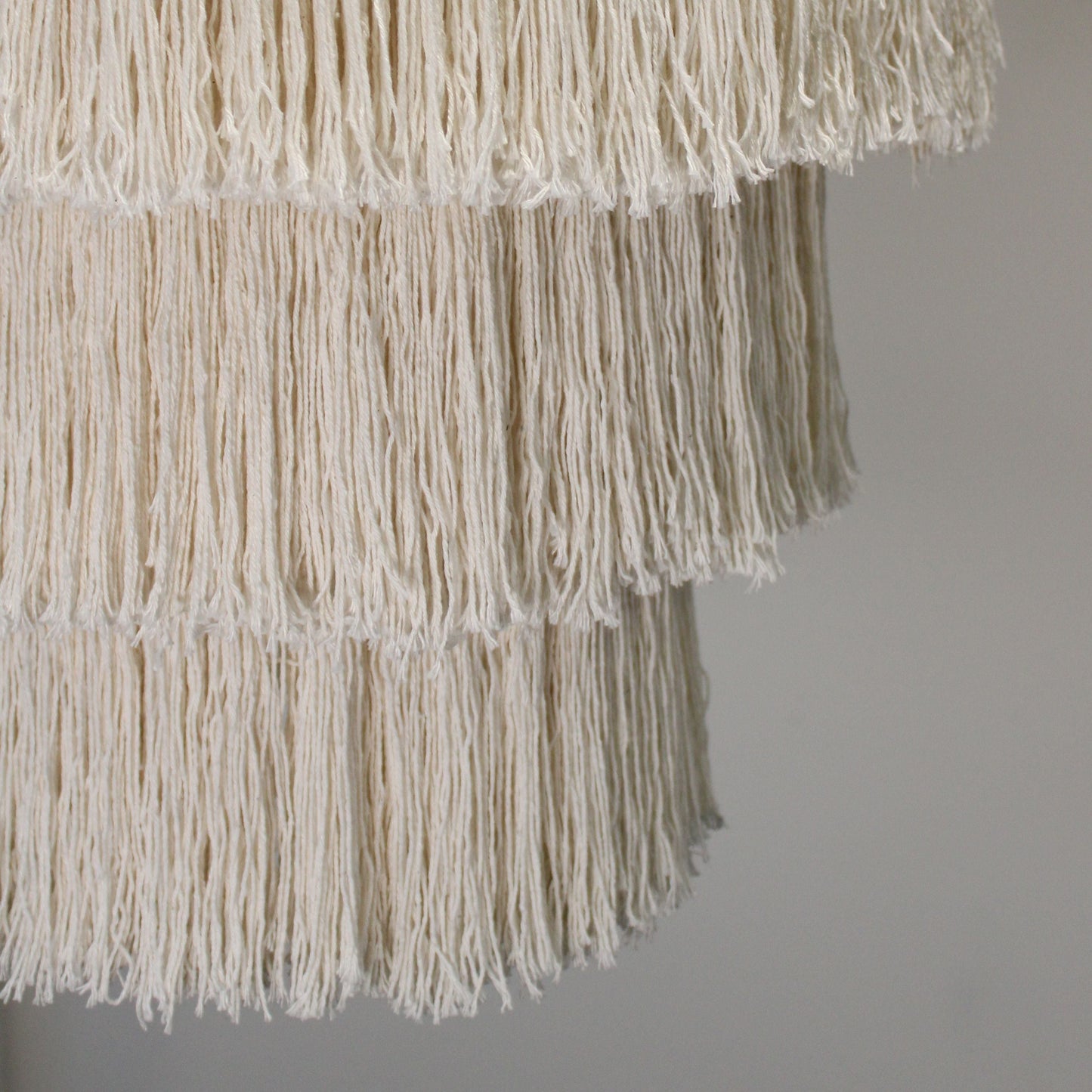 Macrame Soft Chandelier - Natural - Luna Panther