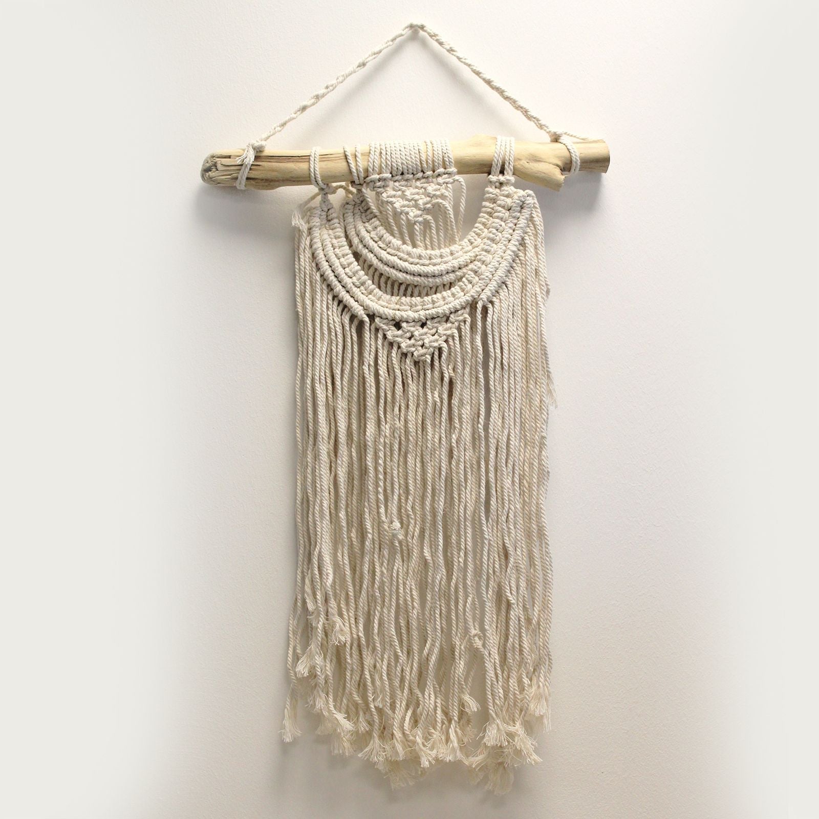 Macrame Wall Hanging - Two Waves - Luna Panther