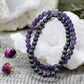 Magnetic Gemstone Bracelet - Amethyst - Luna Panther
