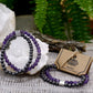 Magnetic Gemstone Bracelet - Amethyst - Luna Panther