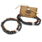 Magnetic Gemstone Bracelet - Picasso Jasper - Luna Panther