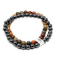 Magnetic Gemstone Bracelet - Picasso Jasper - Luna Panther