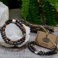 Magnetic Gemstone Bracelet - Picasso Jasper - Luna Panther
