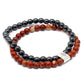 Magnetic Gemstone Bracelet - Redstone - Luna Panther