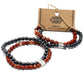 Magnetic Gemstone Bracelet - Redstone - Luna Panther