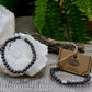 Magnetic Gemstone Bracelet - Rock Quartz - Luna Panther