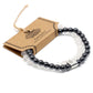 Magnetic Gemstone Bracelet - Rock Quartz - Luna Panther