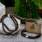 Magnetic Gemstone Bracelet - Tiger Eye - Luna Panther