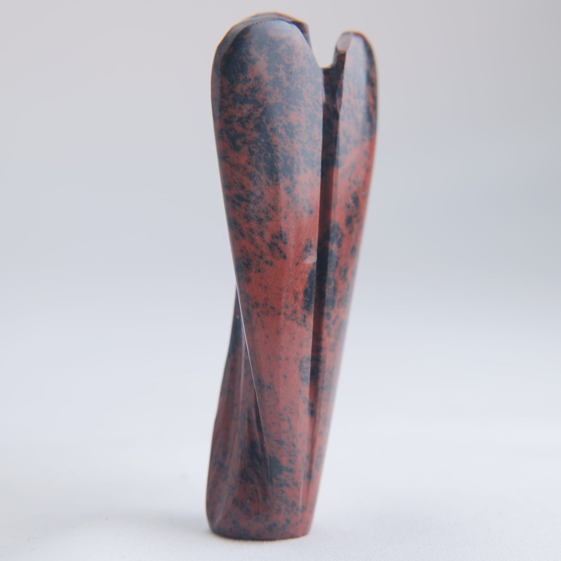 Mahogany Obsidian Angel Carving 38g 75mm - Luna Panther