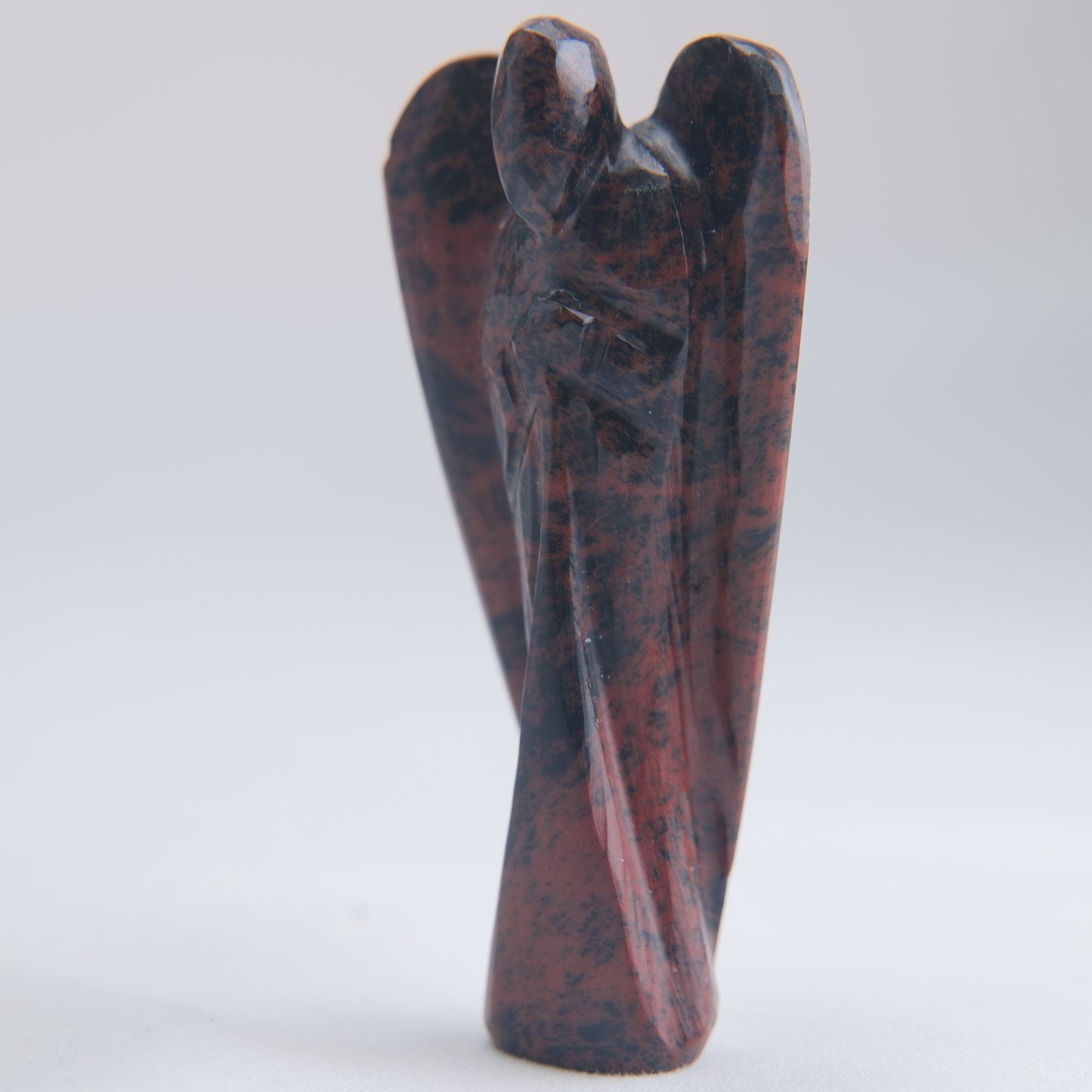 Mahogany Obsidian Angel Carving 38g 75mm - Luna Panther