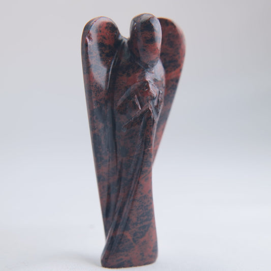 Mahogany Obsidian Angel Carving 44g 80mm - Luna Panther alternate view
