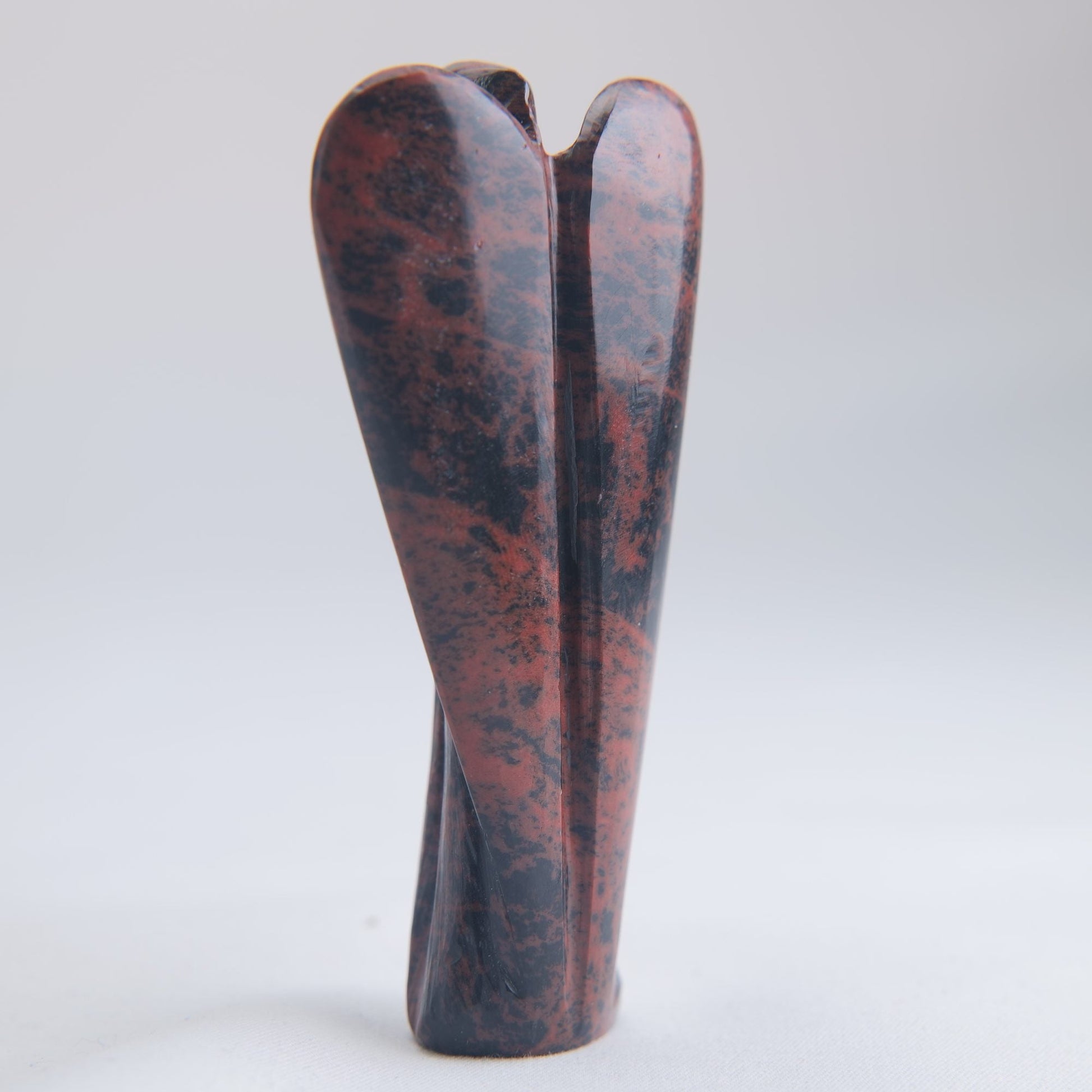 Mahogany Obsidian Angel Carving 44g 80mm - Luna Panther