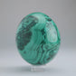 Malachite Flower Egg Congo 285g 61mm - Luna Panther