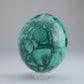 Malachite Flower Egg Congo 285g 61mm - Luna Panther