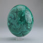Malachite Flower Egg Congo 349g 64mm - Luna Panther