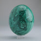 Malachite Flower Egg Congo 349g 64mm - Luna Panther