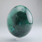 Malachite Flower Egg Congo 619g 77mm - Luna Panther