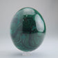 Malachite Flower Egg Congo 619g 77mm - Luna Panther
