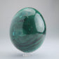 Malachite Flower Egg Congo 619g 77mm - Luna Panther