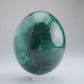 Malachite Flower Egg Congo 619g 77mm - Luna Panther