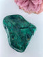 Polished Malachite Free Form 383Grams featuring banded green patterning and silky polish - Luna Panther