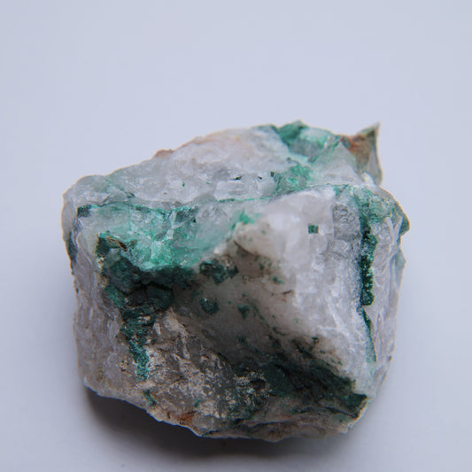 Malachite & Quartz from Mangula Mine, Mhangura, Zimbabwe - 72.13g - Luna Panther
