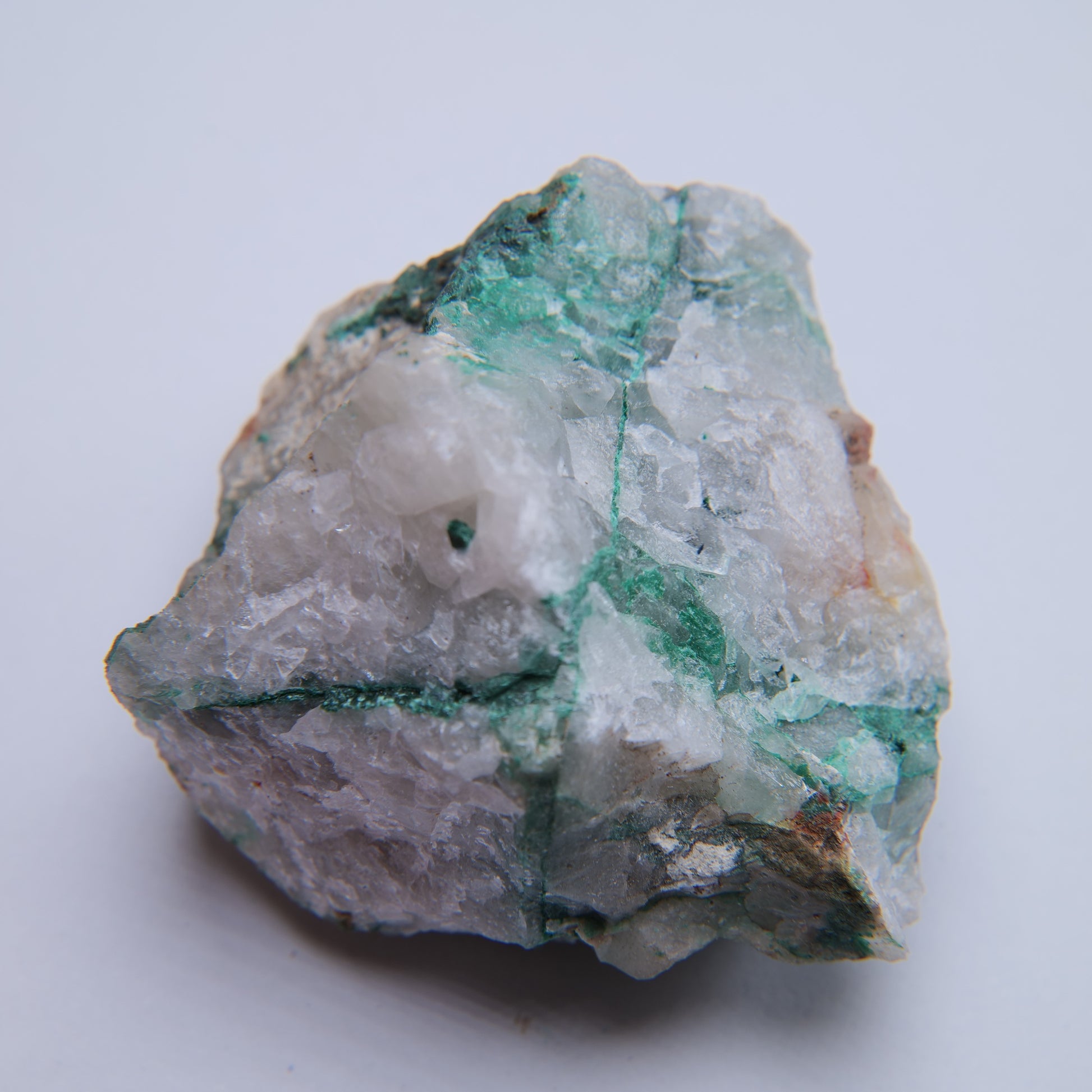 Malachite & Quartz from Mibladen mining district, Midelt Province, Morocco - 72.13g