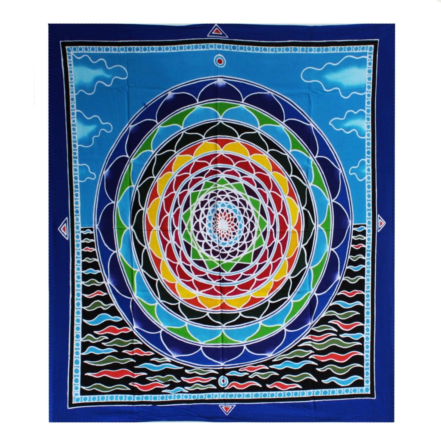 Mandala in the Clouds 106cm x 93cm - Luna Panther