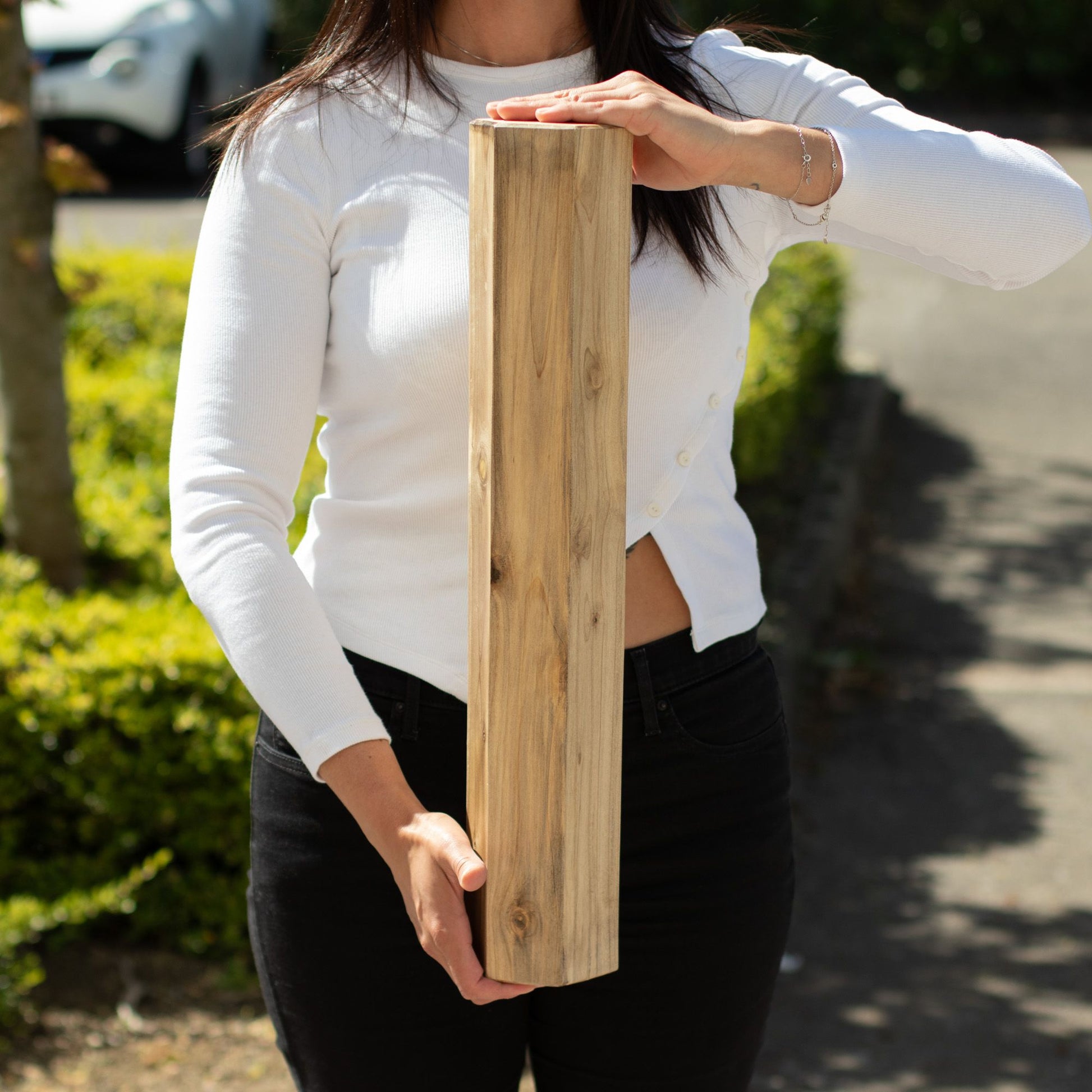 Manglid Wood Healing Rainstick - 60cm (9 minutes) - Luna Panther