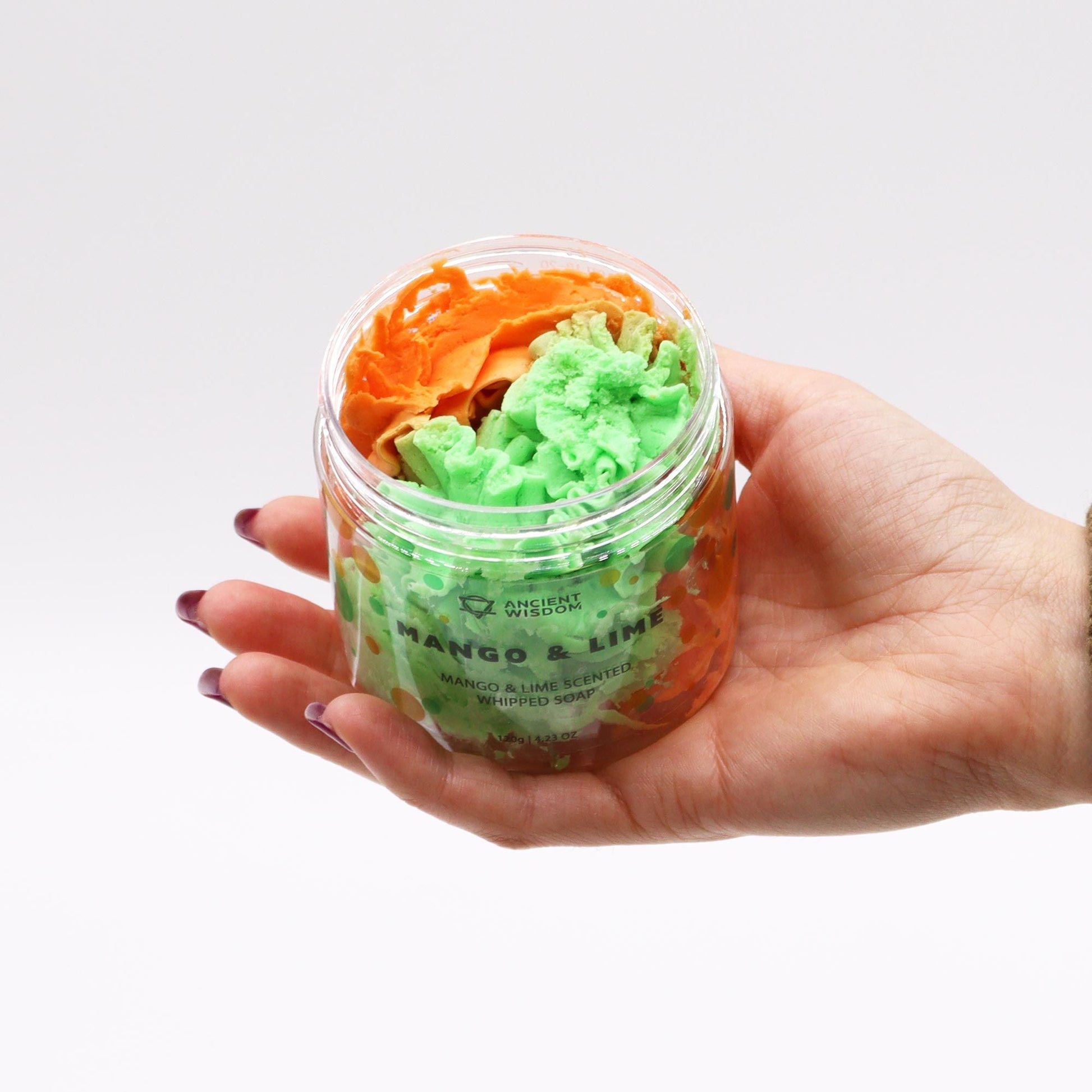 Mango & Lime Whipped Soap 120 g — bath & body, image 1 of 3.