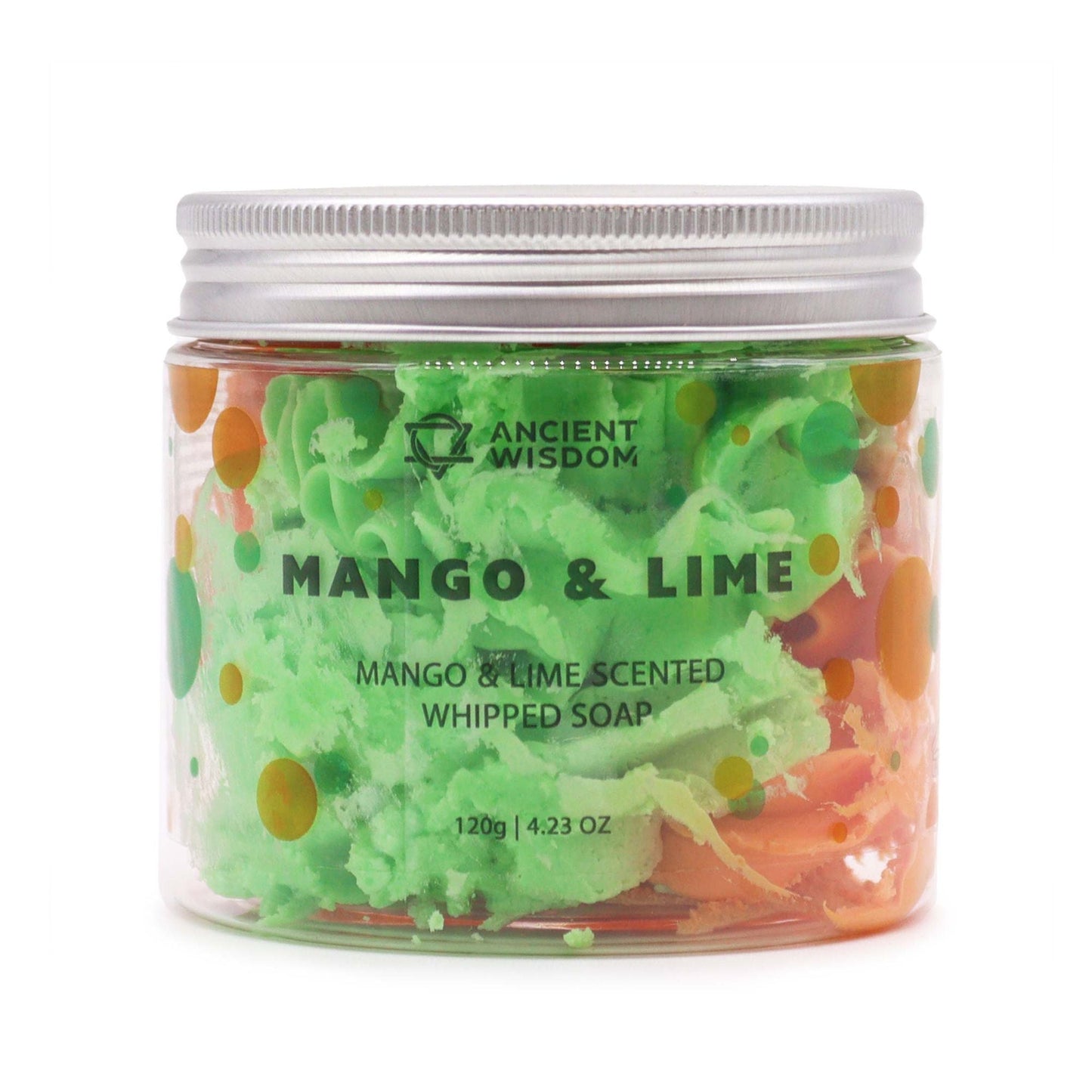 Mango & Lime Whipped Soap 120 g — bath & body, image 2 of 3.