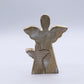 Mango Wood Angel in Angel – Whitewash — sculptures & statues, image 7 of 8.