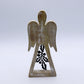 Mango Wood Angel – Whitewash with Iron Cut-Out — sculptures & statues, image 3 of 8.