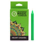 Manifest Magic Candles (pack of 12) - Green - Heart Chakra - Luna Panther