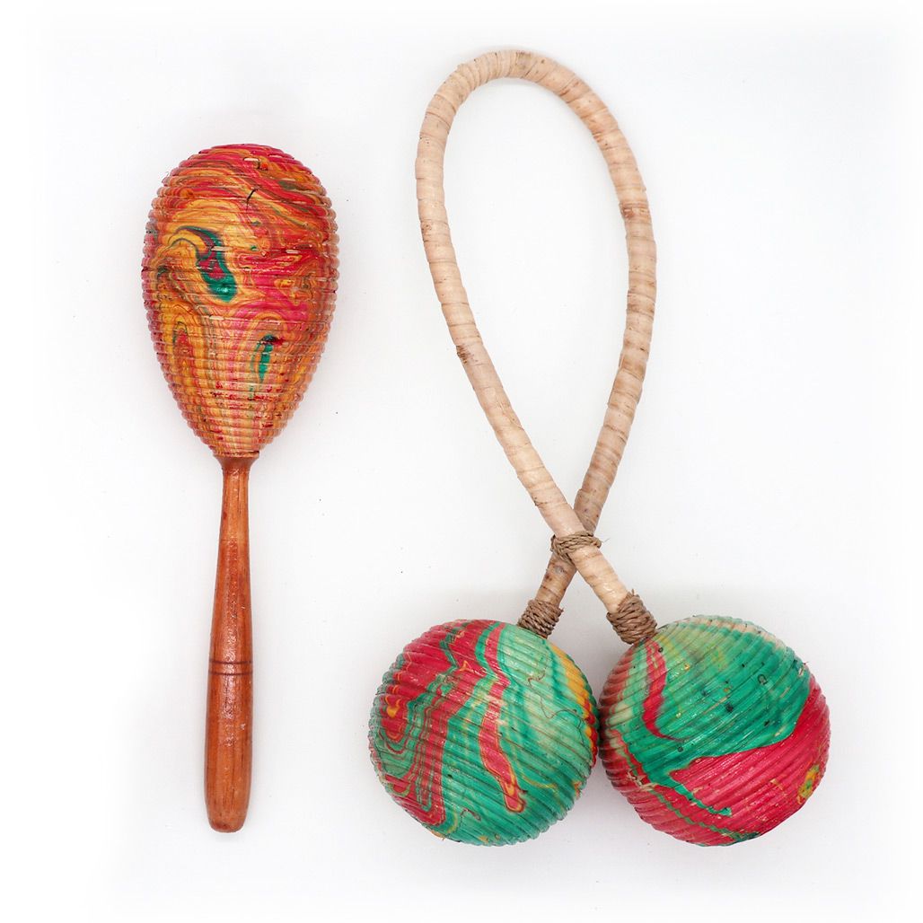 Maracas Rattle - Double Twist - Luna Panther