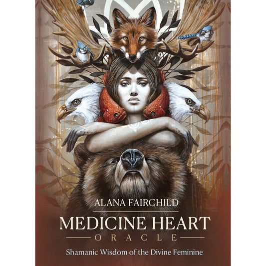 Polished Medicine Heart Oracle Tarot featuring natural patterning and unique variations - Luna Panther